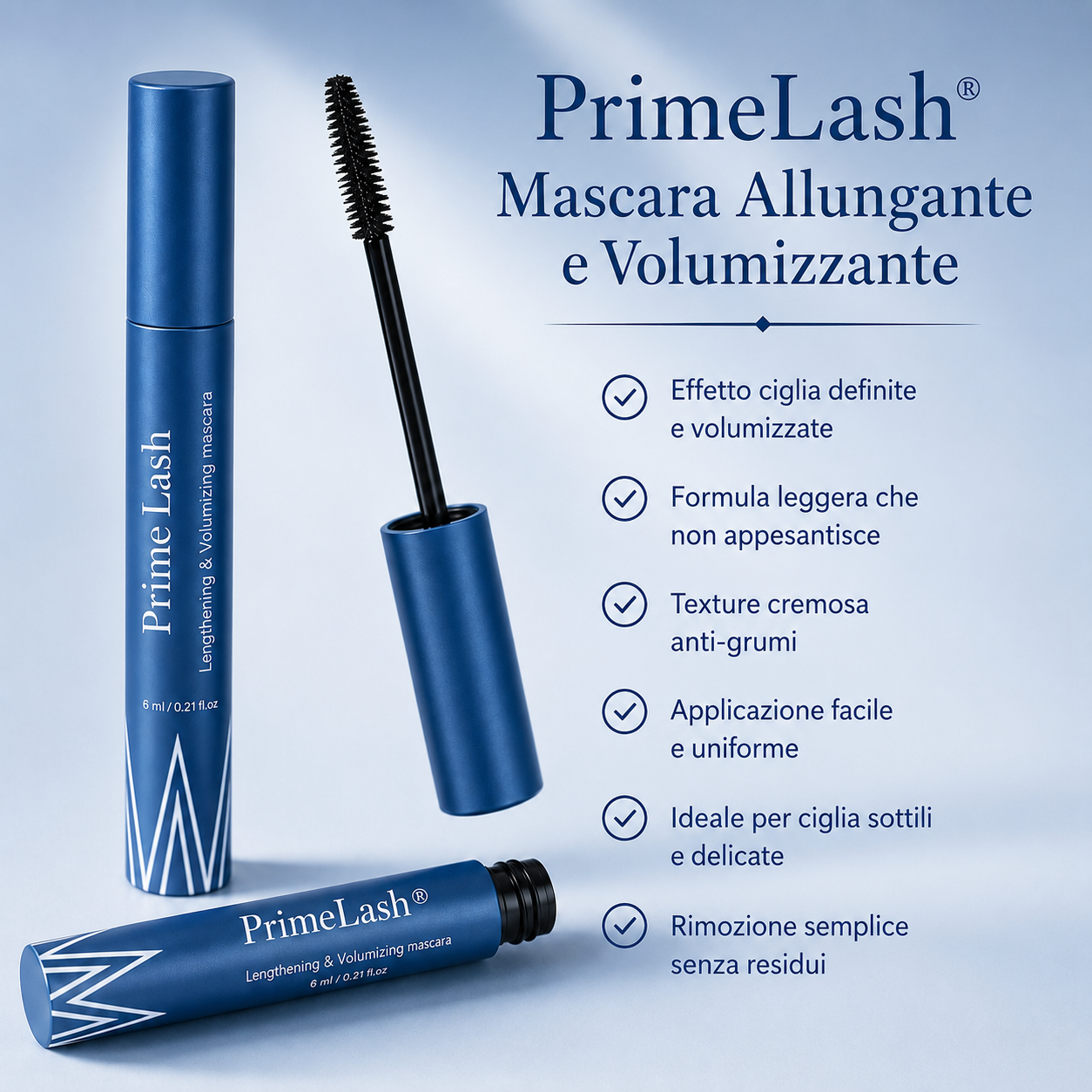 PrimeLash® Mascara Allungante e Volumizzante